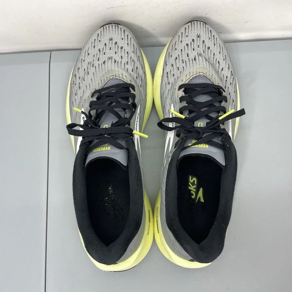 Brooks Hyperion Tempo Sneakers Shoes Running Training Walking Gray Mens 9